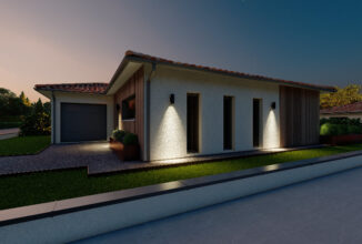 votre maison de 86m2 sur un terrain de 450m2 sur la commune de Le Taillan-Médoc au prix de 320000&euro; avec Alpha Constructions